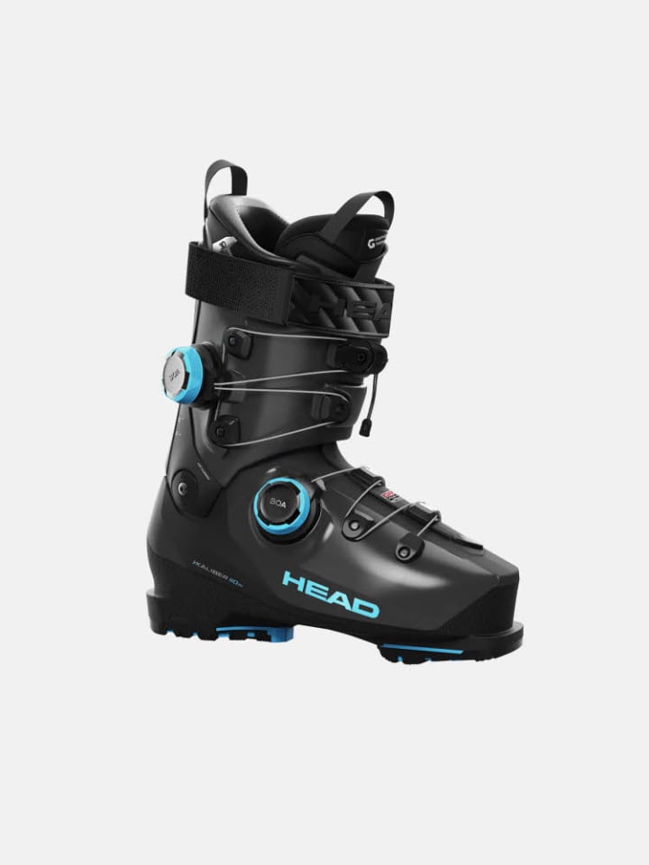Skistiefel Alpin in schwarz