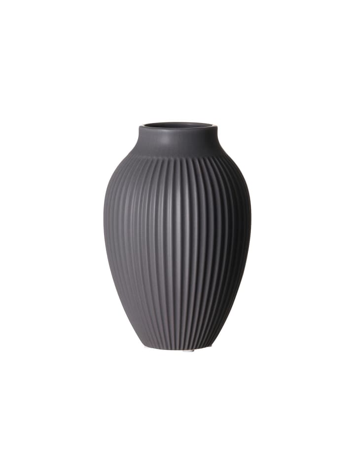 Vase Alsta in 19 cm in Grau