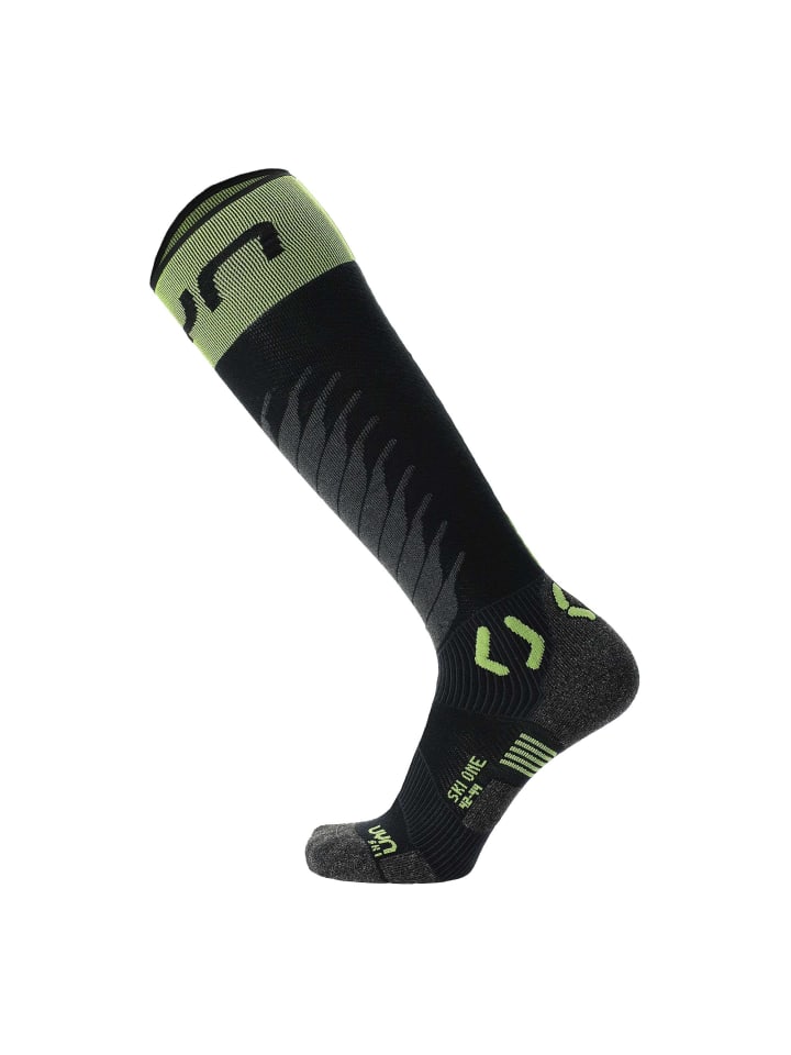 Socken 1er Pack in Grau/Grün