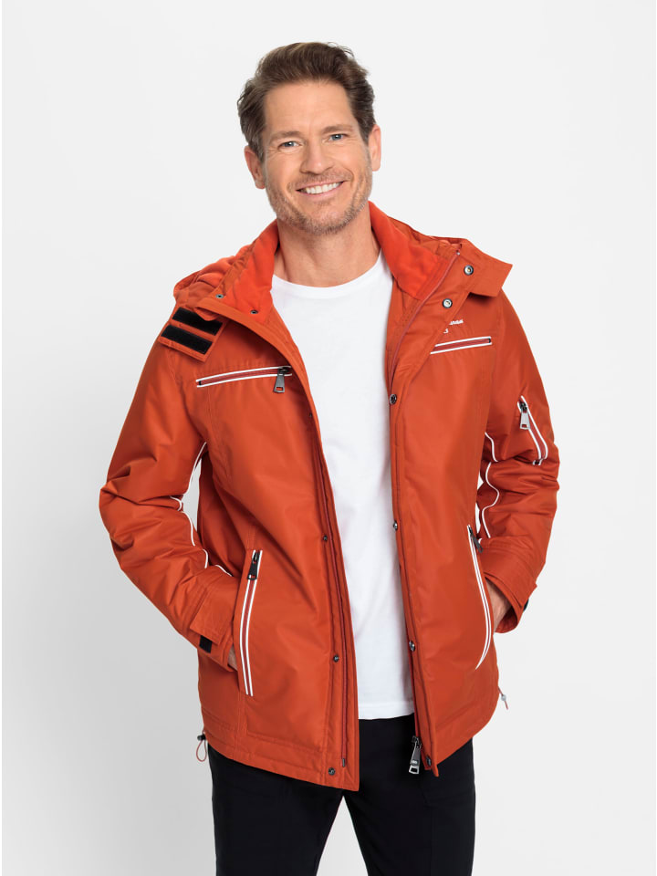 Funktionsjacke in rostrot