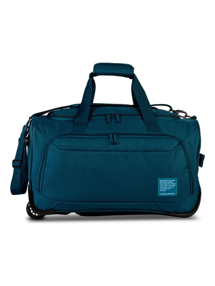 2 Rollen Reisetasche 52 cm petrol