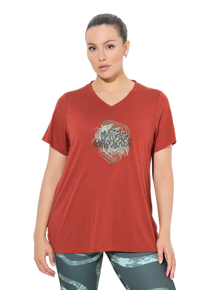 Shirt in ziegelrot