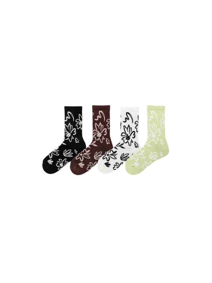 4er-Set 'Jacquard' Frottee-Socken