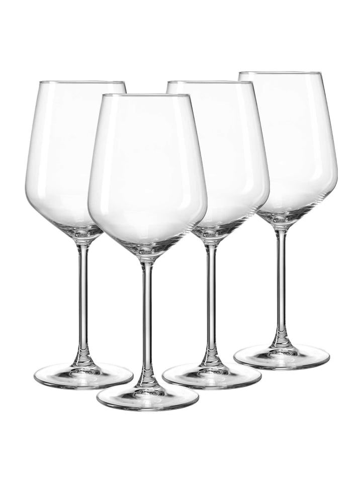 4er Set Rotweingläser Rumba in Transparent 530 ml