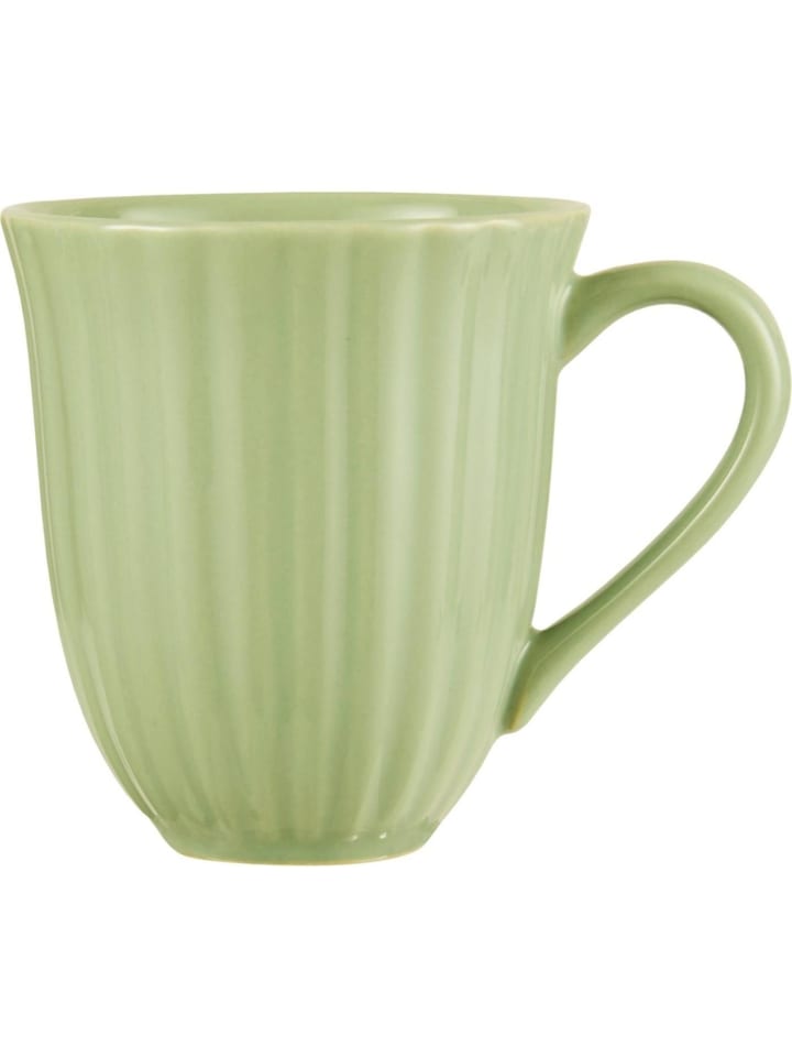 Mynte Becher mit Rillen in wasabi