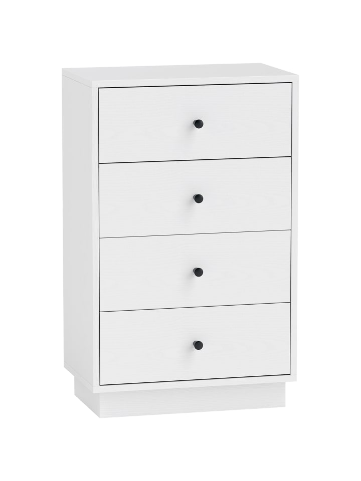 Kommode in Weiß 47L x 29B x 75H cm
