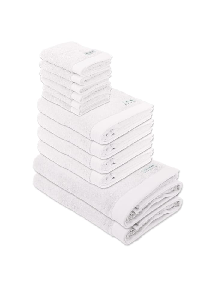 Handtuch 12er Pack in Weiß