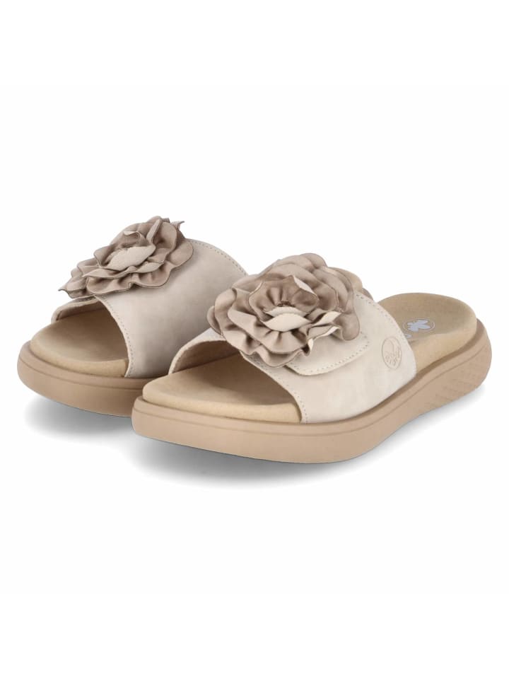 Pantoletten in taupe
