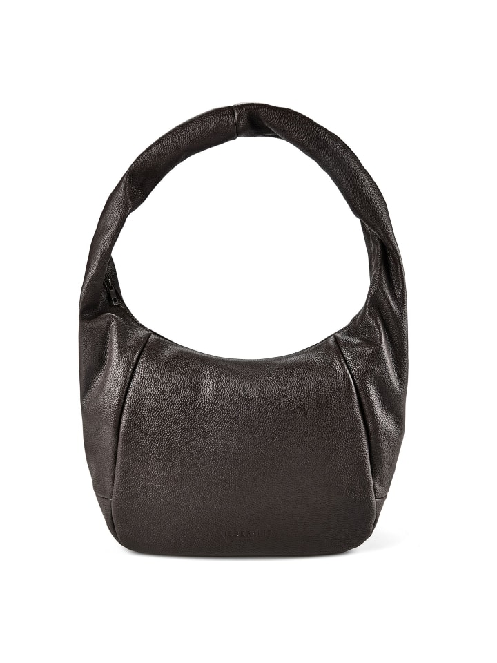 Farrah Schultertasche M Leder 45 cm deep soil