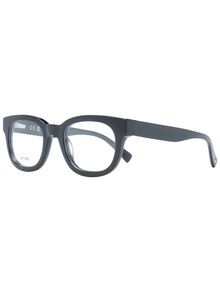 Unisex Optische Fassungen Quadrat Schwarz