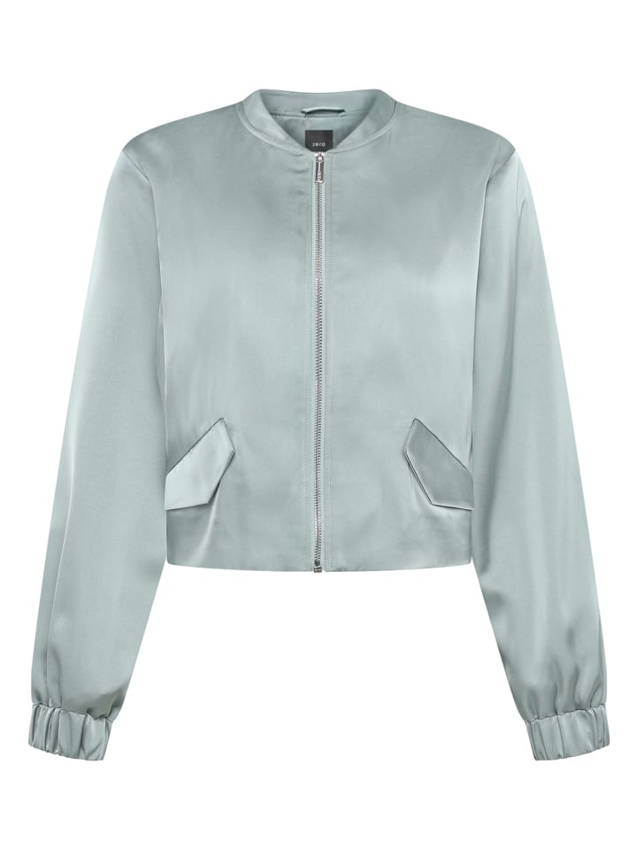 Blouson langarm in Silver Blue