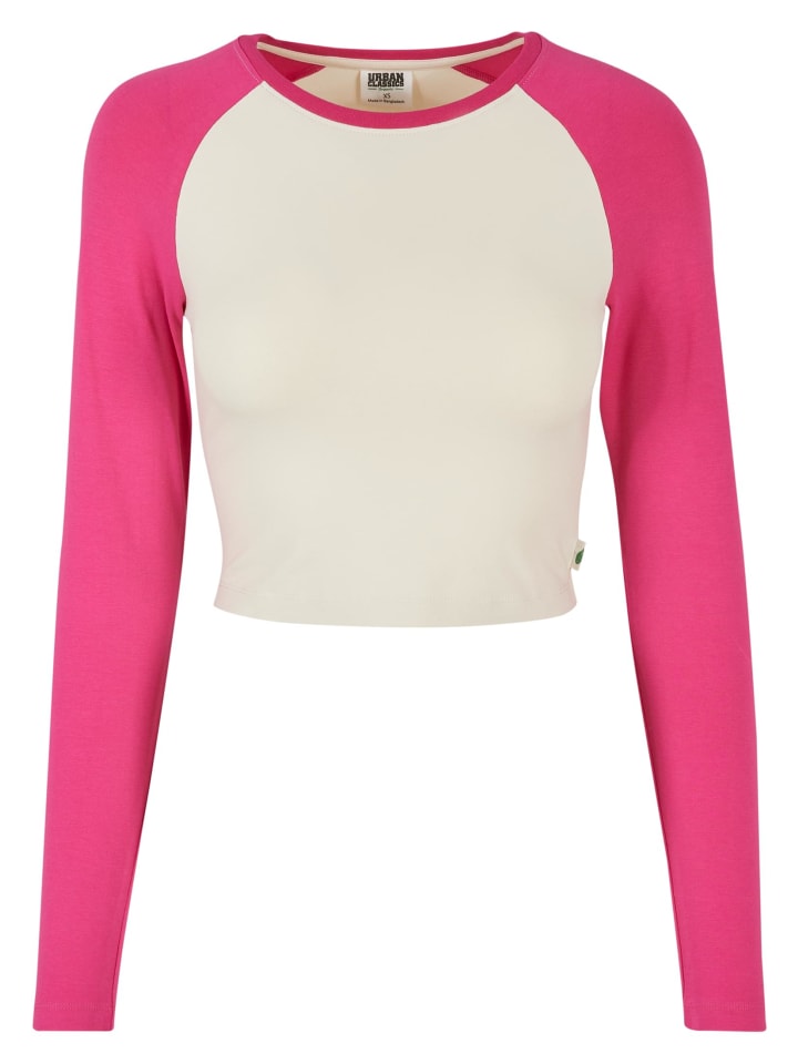 Long Sleef in whitesand/hibiskus pink