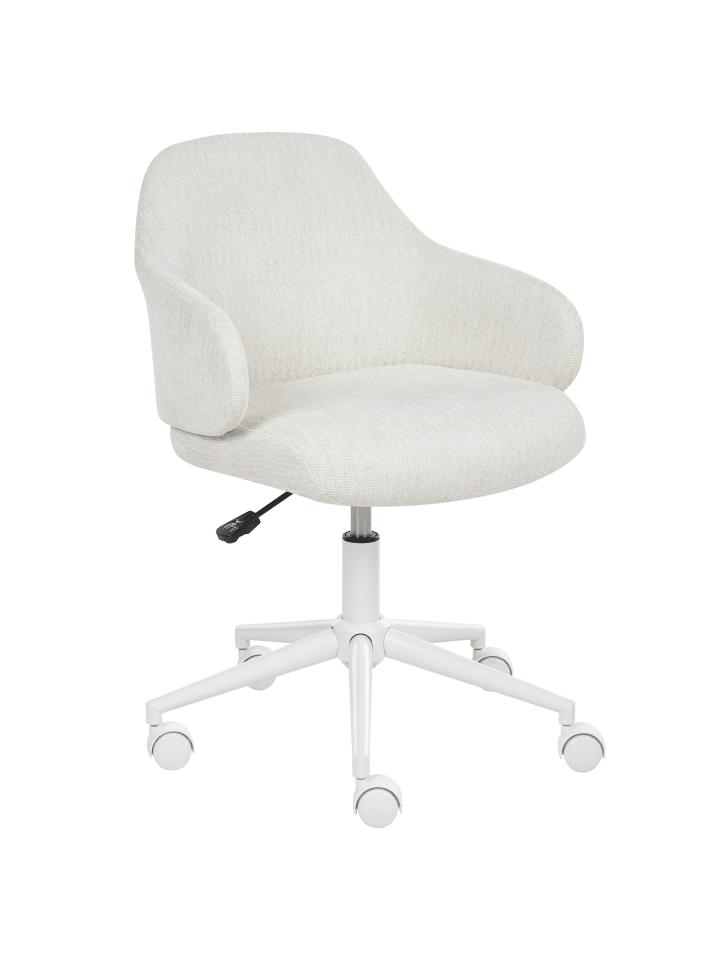 Bürostuhl RIVLAV in Weiß - (W) 60 x (H) 77 x (L) 60 cm