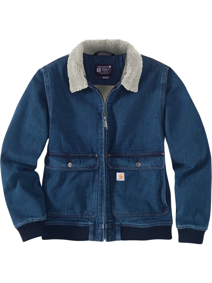 Jeansjacke "Relaxed Fit 105446" in Blau