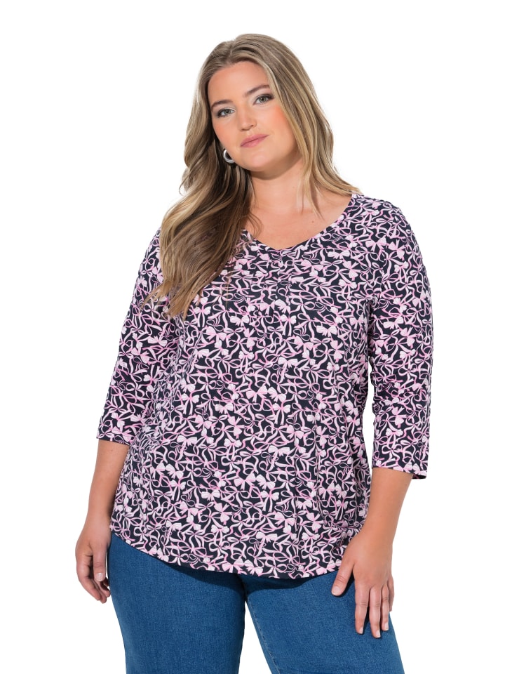 Langarmshirt in marine