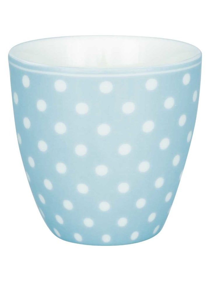 MINI Latte Cup DOTTY PALE BLUE Blau mit weißen Punkten