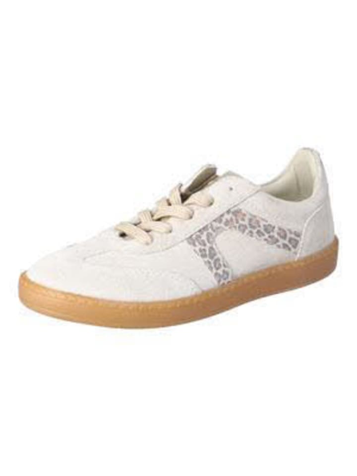 Schnürschuh in beige