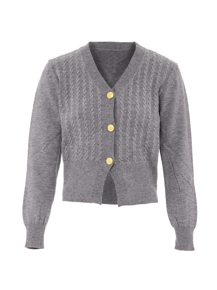 Women Strickjacke in Grau