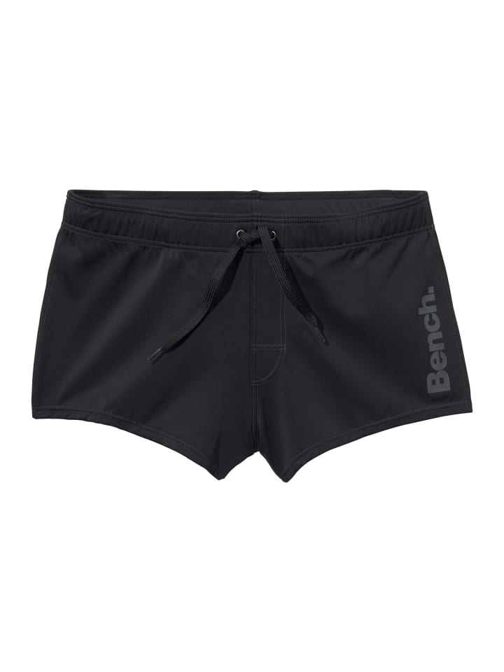 Boxer-Badehose in schwarz