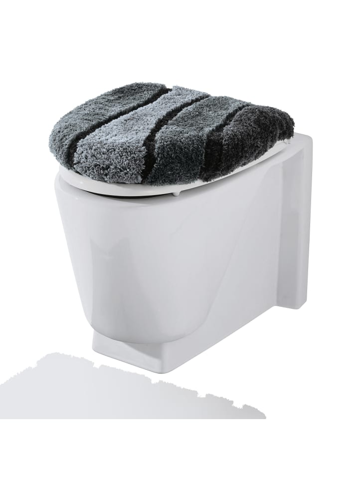 WC-Deckelbezug Louisville in grau