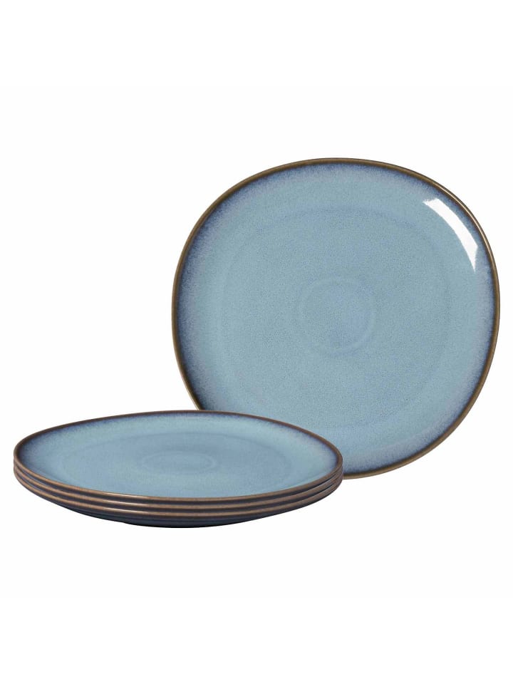 4er Set Servierplatten Lave in Glacé ø 32 cm