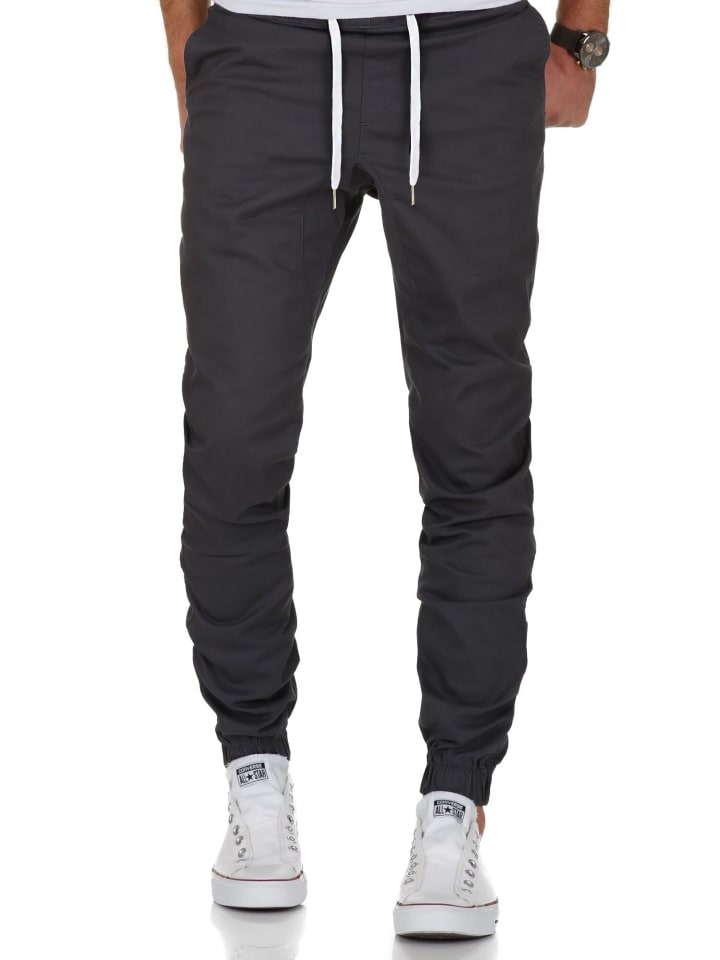Jogger Chino AVILA in Anthrazit