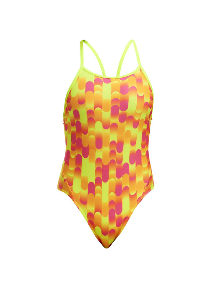 Badeanzug Little Dotty in orange