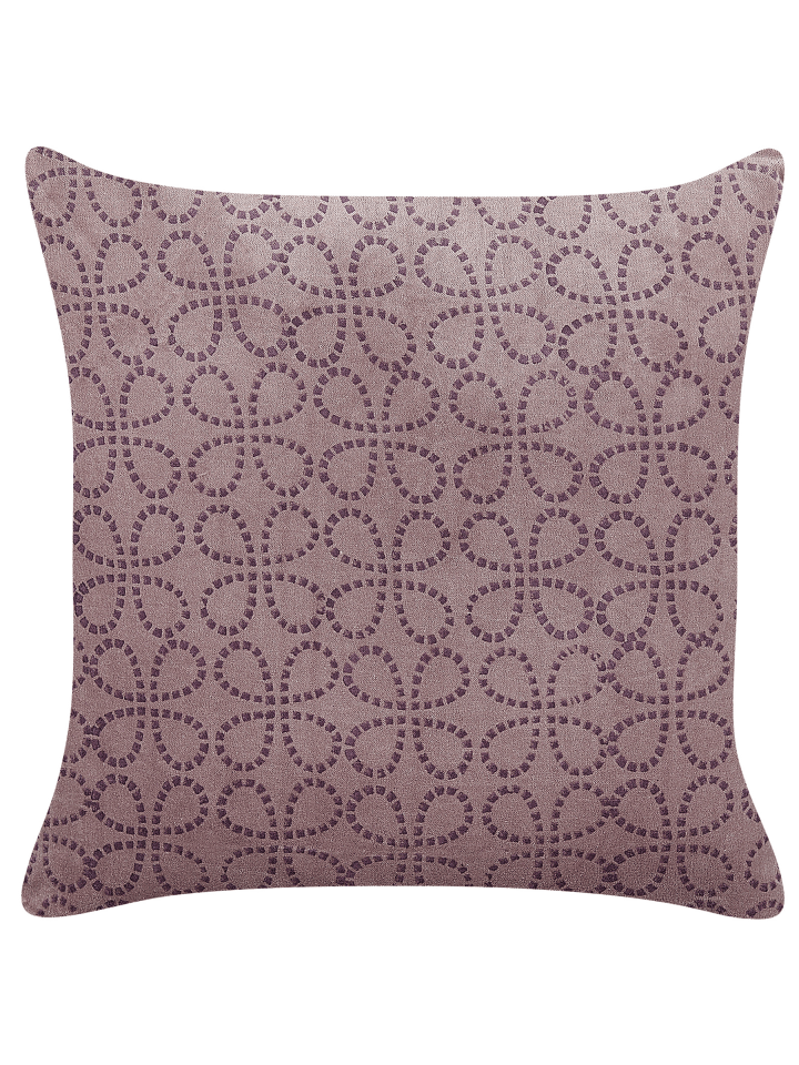 Dekokissen LARKSPUR in Rosa - (W) 45 x (H) 10 x (L) 45 cm