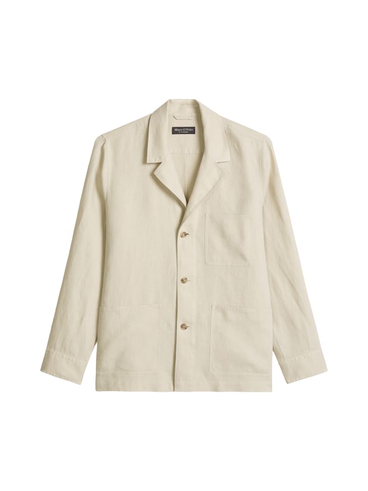 Overshirt im Sakko-Stil in Grey Silk