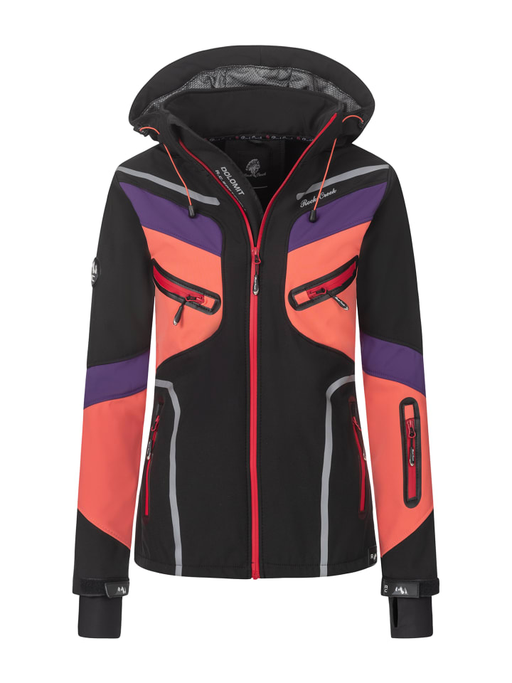 Softshelljacke in Schwarz