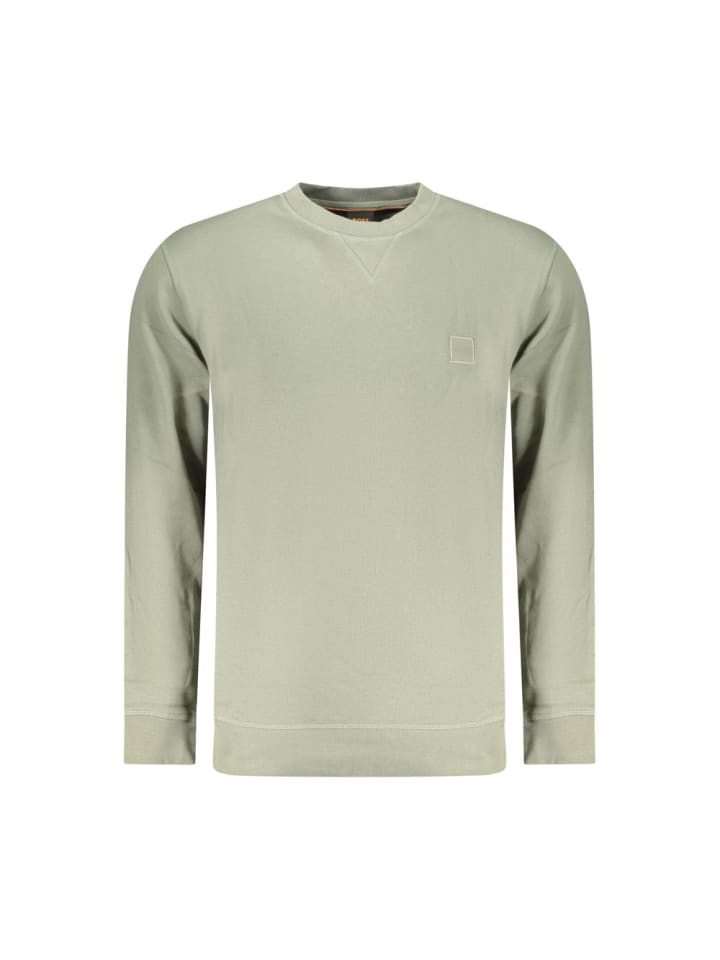 Grün Baumwolle Herren Sweatshirt