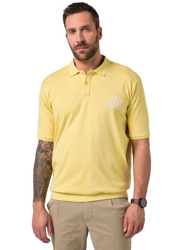 Poloshirt in hellgelb