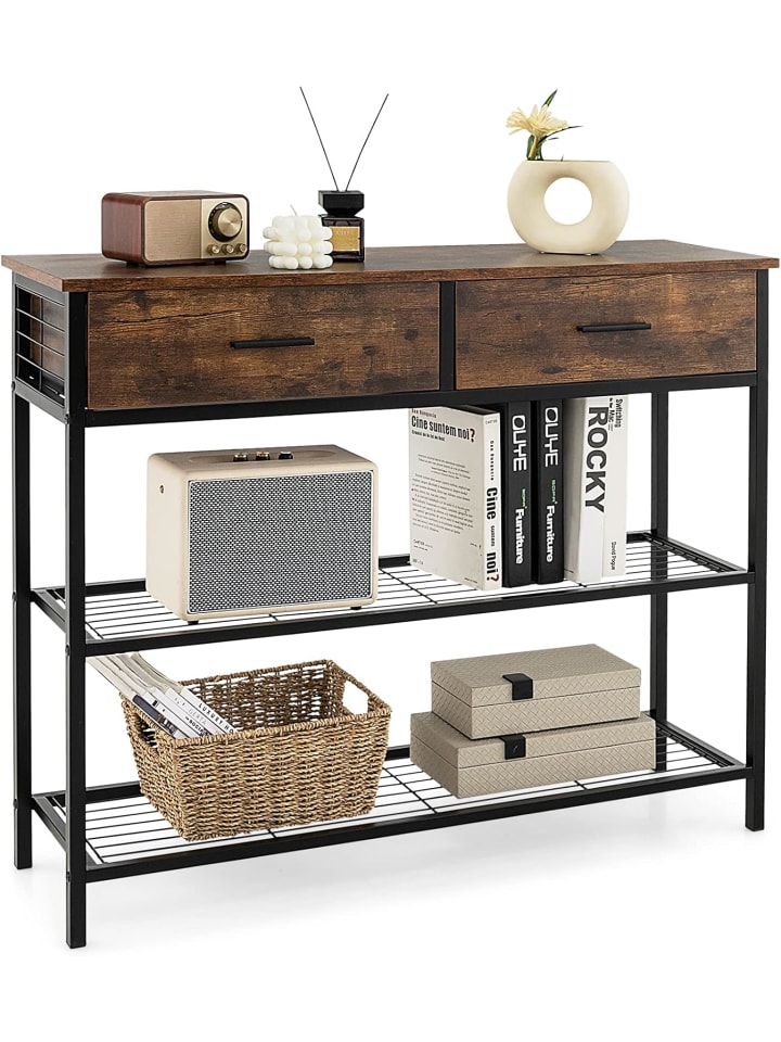 Konsolentisch 100 x 30 x 81,5 cm in Braun