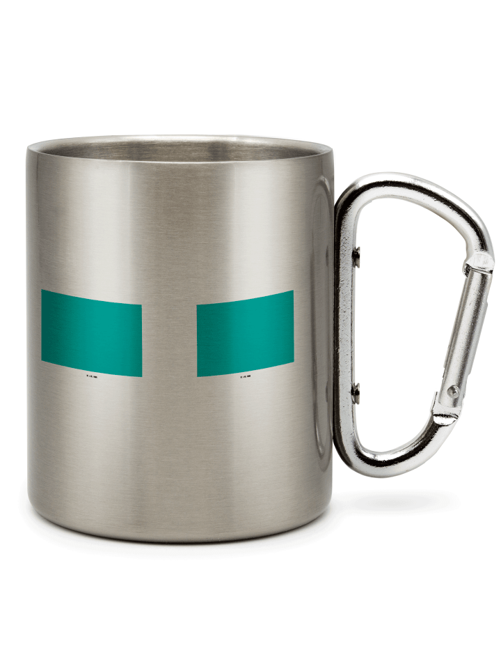 Becher Aus Edelstahl Winter Weihnachtsfreude mi... in Silber