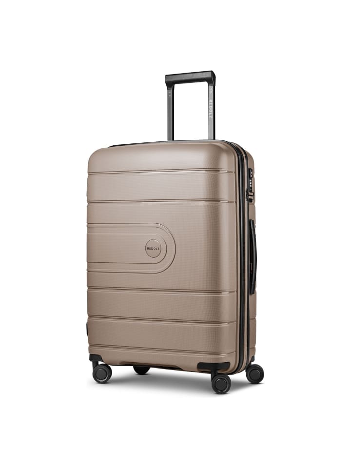 Essentials 11 4 Rollen Trolley 66 cm mit Dehnfalte taupe