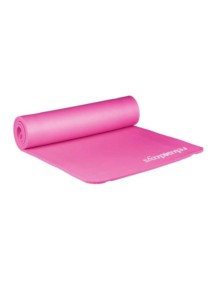 Yogamatte in Pink - (B)60 x (H)1 x (T)180 cm