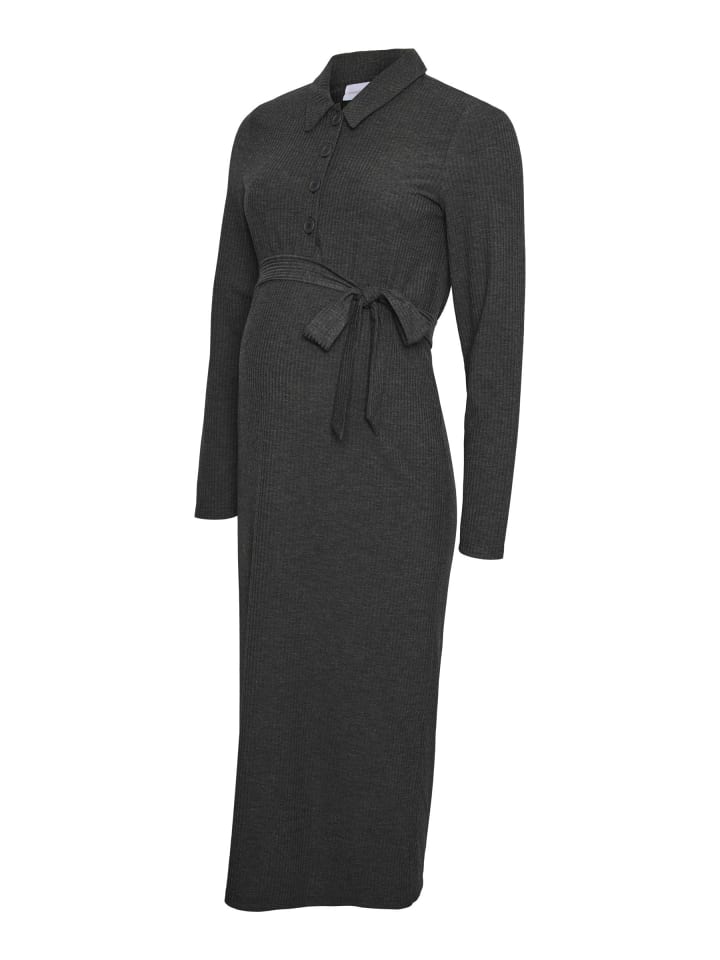 Kleid in Dark Grey Melange 1