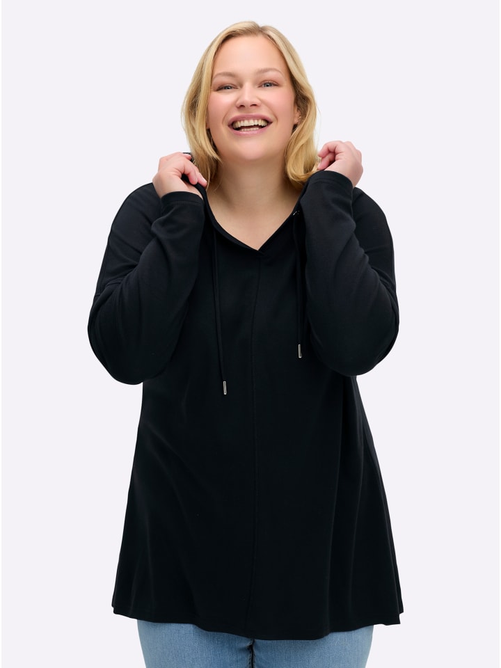 Sweatshirt in tiefblau