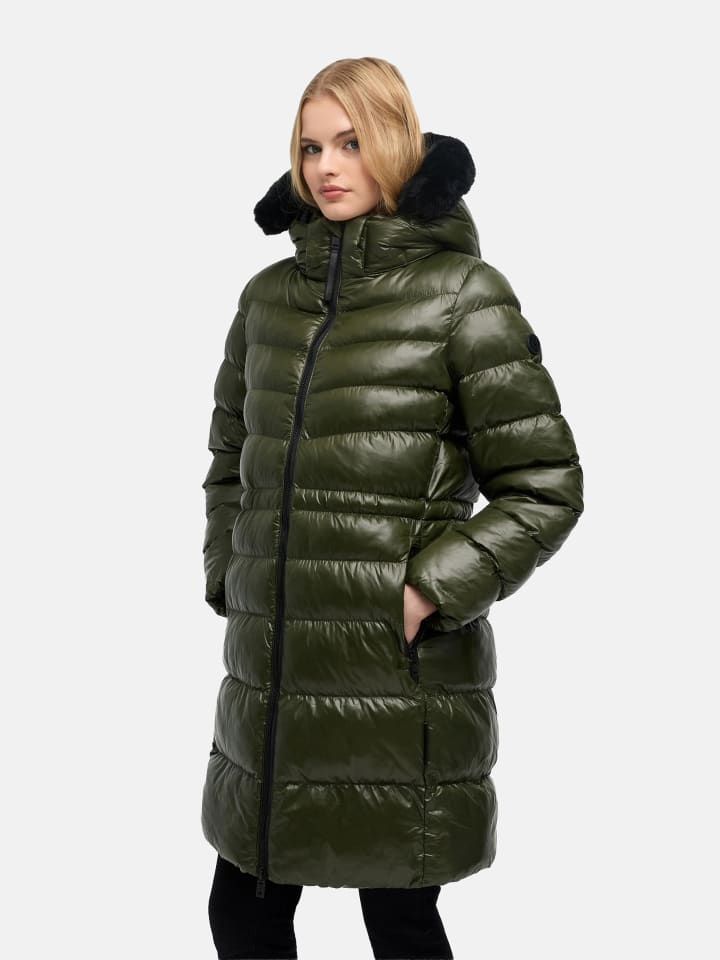 Steppmantel Lumeiaa 14 in Dark Olive