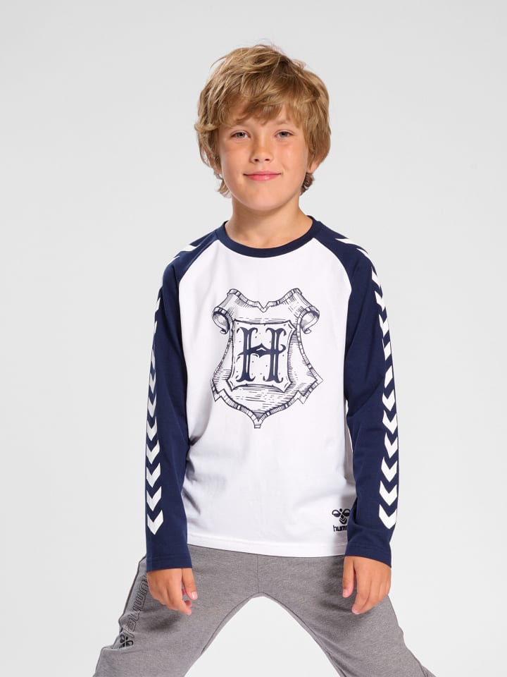 T-Shirt Hmlharry Kinder in WHITE