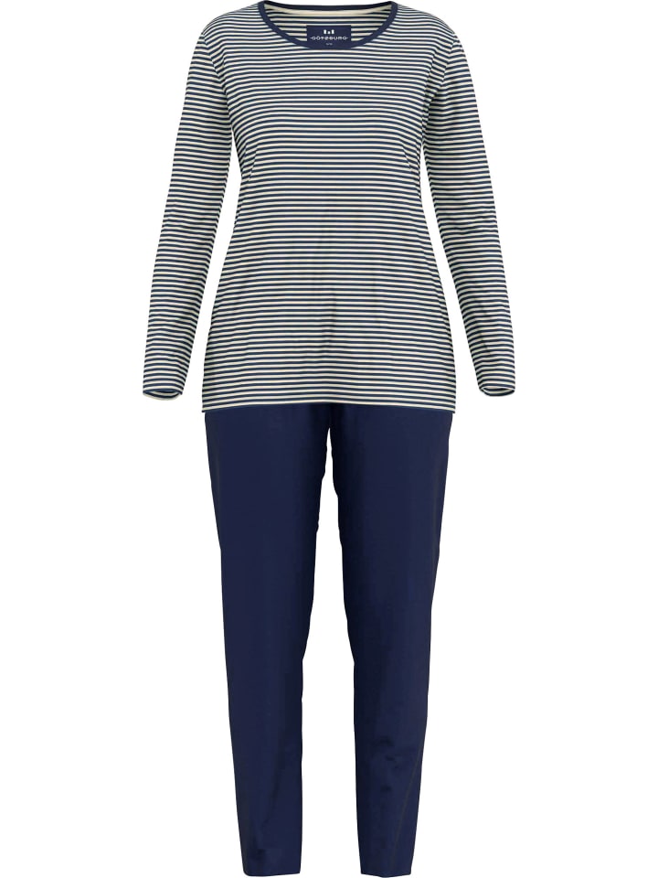 Single-Jersey Schlafanzug in marine
