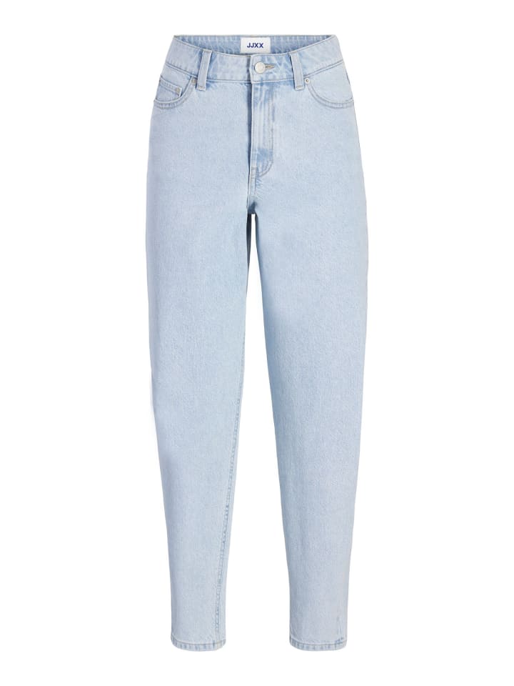 Mom Jeans in Light Blue Denim