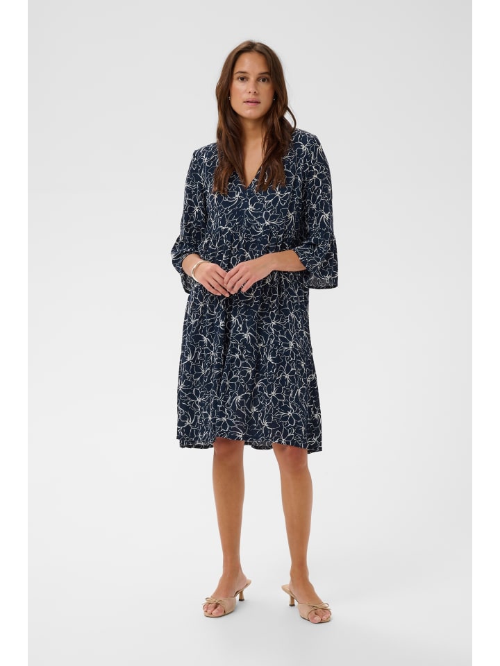 Kleid KAellen A-shape in Midnight Marine Chalk Flower