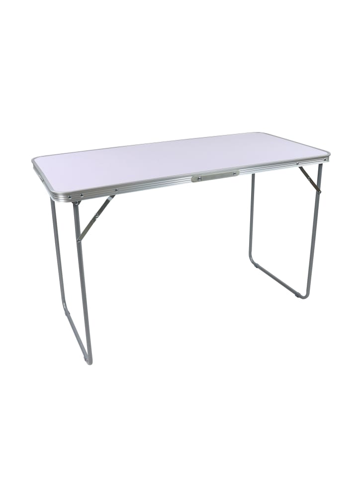 Campingtisch Galdas klappbar Tragegriff 110 x 53cm in Weiß