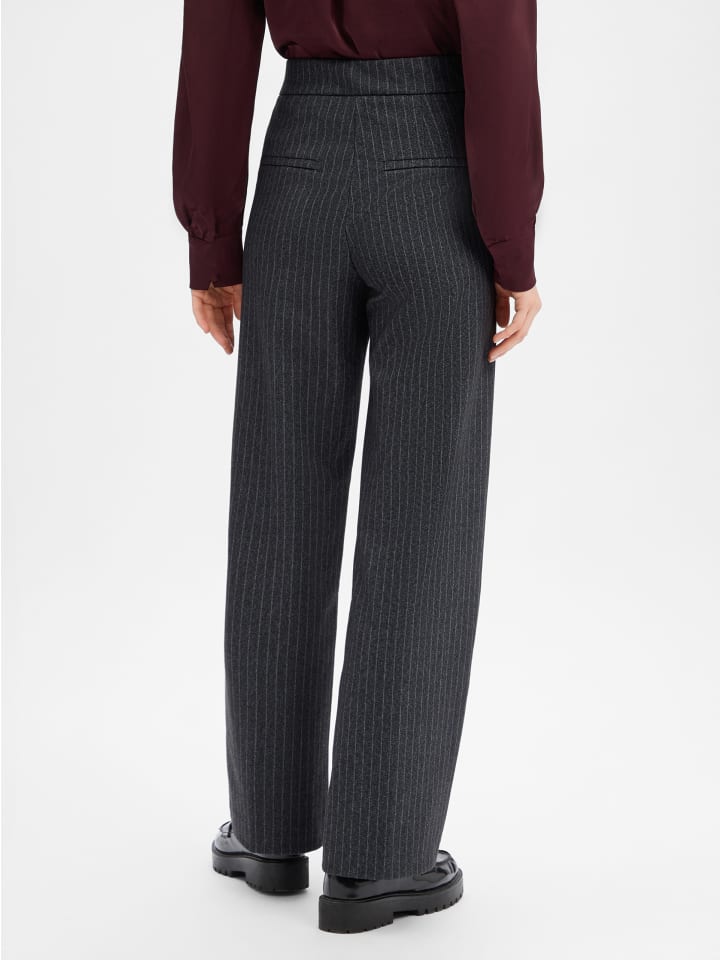 Hose Chiara Smart in anthrazit hellgrau