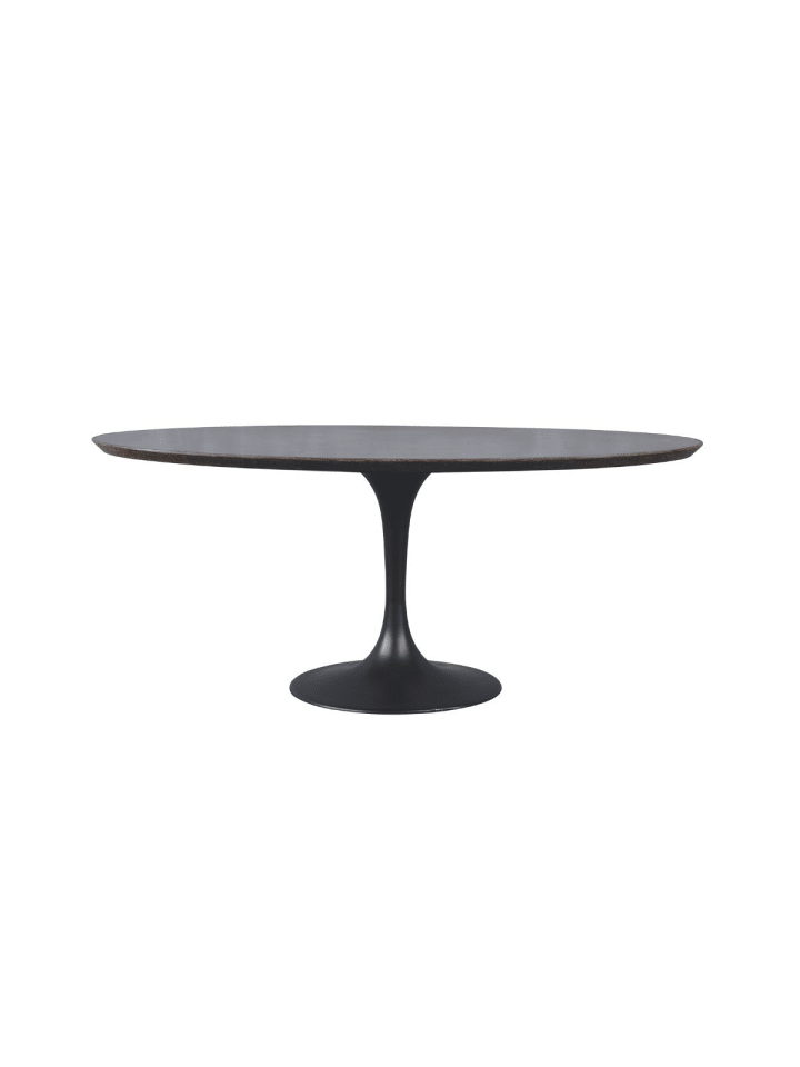 Esstisch TULIPE in Schwarz - (W)180 x (H)76 x (L)110 cm
