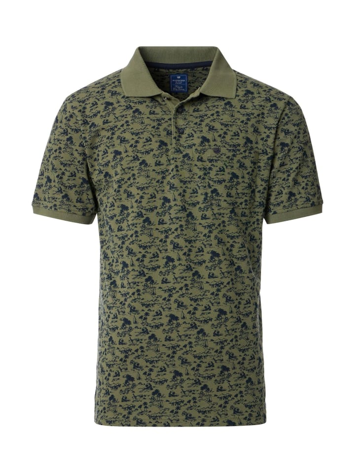 Polo-Shirt in Grün