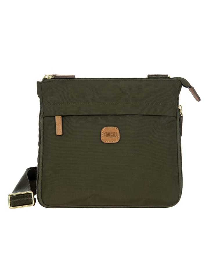 X-Collection Umhängetasche 26 cm mit Dehnfalte olivgruen
