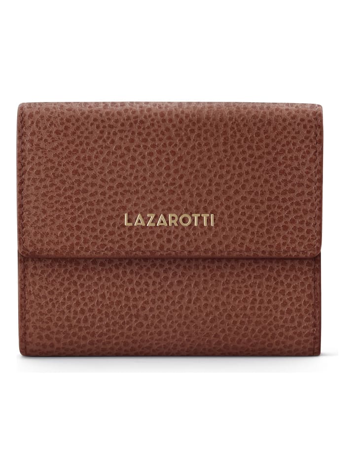 Bologna Leather Geldbörse Leder 12 cm brown