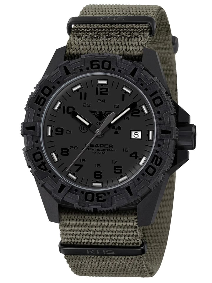 Herrenuhr Reaper MKII Oliv/Schwarz